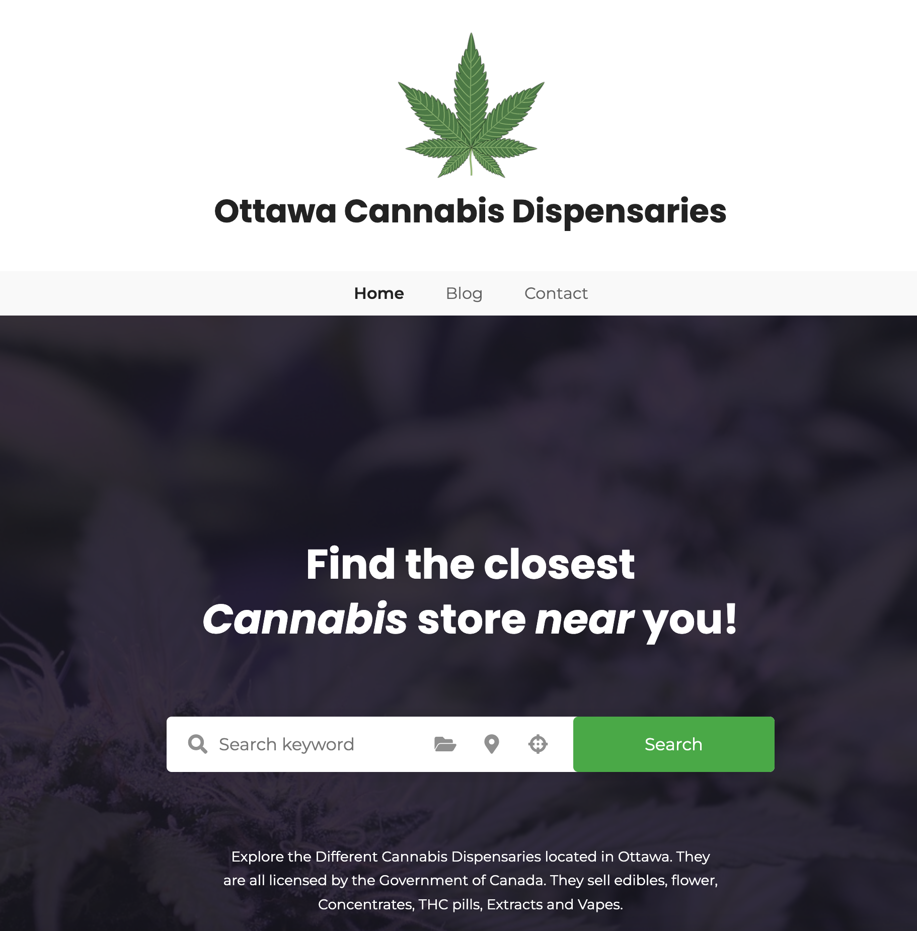 Ottawa Dispensary Network Ottawa SEO &  Design Services