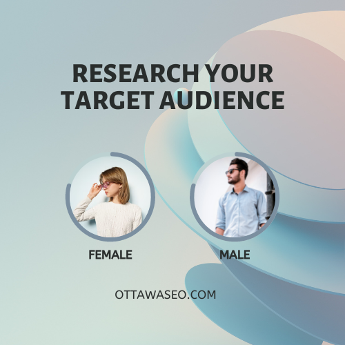 research your target audience