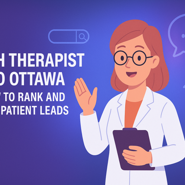 Speech Therapist SEO Ottawa